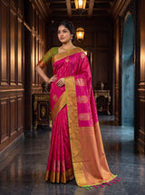 MIMOSA Rani Saree Saree — pose 6 styling detail