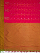MIMOSA Rani Saree Saree — pallu and zari work detail