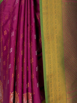 MIMOSA Wine Saree Saree — fleets shot full lifestyle