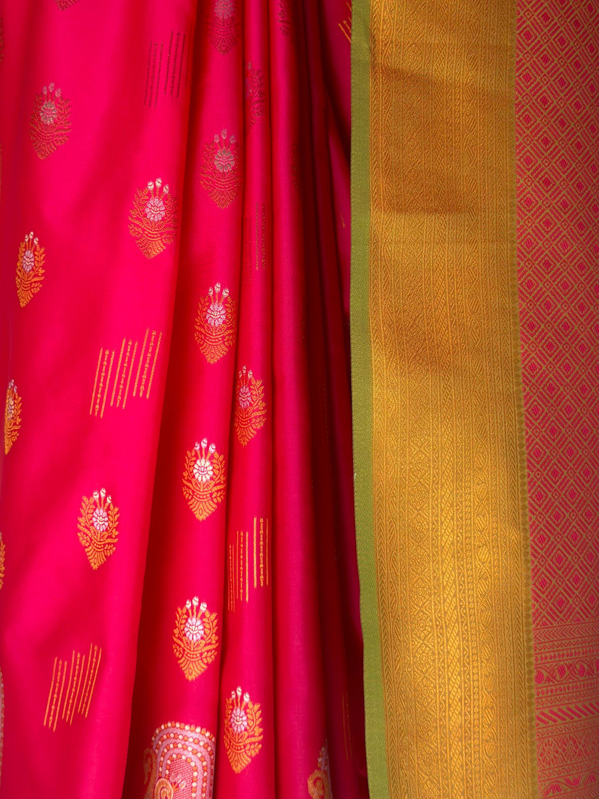 MIMOSA Rani Kanjivaram Art Silk Saree — fleets shot full lifestyle
