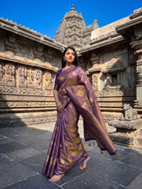 MIMOSA Grey Saree Saree — pose 7 styling detail