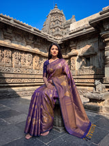 MIMOSA Grey Saree Saree — pose 8 styling detail