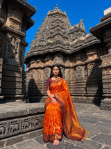 MIMOSA Mustard Saree Saree — pose 8 styling detail