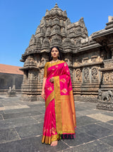 MIMOSA Rani Saree Saree — pose 10 styling detail
