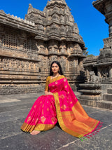 MIMOSA Rani Saree Saree — pose 8 styling detail