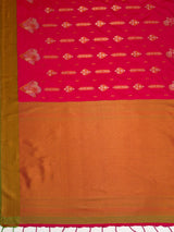 MIMOSA Rani Saree Saree — pallu and zari work detail