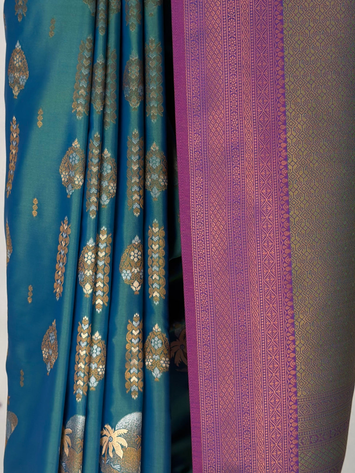 MIMOSA Sapphire Saree Saree — fleets shot full lifestyle