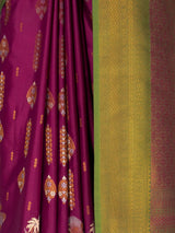 MIMOSA Wine Saree Saree — fleets shot full lifestyle