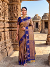 MIMOSA Grey Saree Saree — pose 6 styling detail