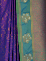 MIMOSA Purple Saree Saree — fleets shot full lifestyle