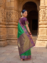 MIMOSA Rama Saree Saree — pose 5 styling detail