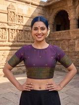 MIMOSA Rama Saree Saree — blouse close-up