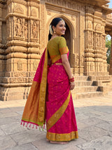 MIMOSA Rani Saree Saree — pose 5 styling detail