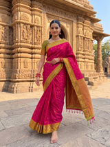 MIMOSA Rani Saree Saree — pose 6 styling detail