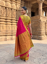 MIMOSA Rani Saree Saree — pose 7 styling detail