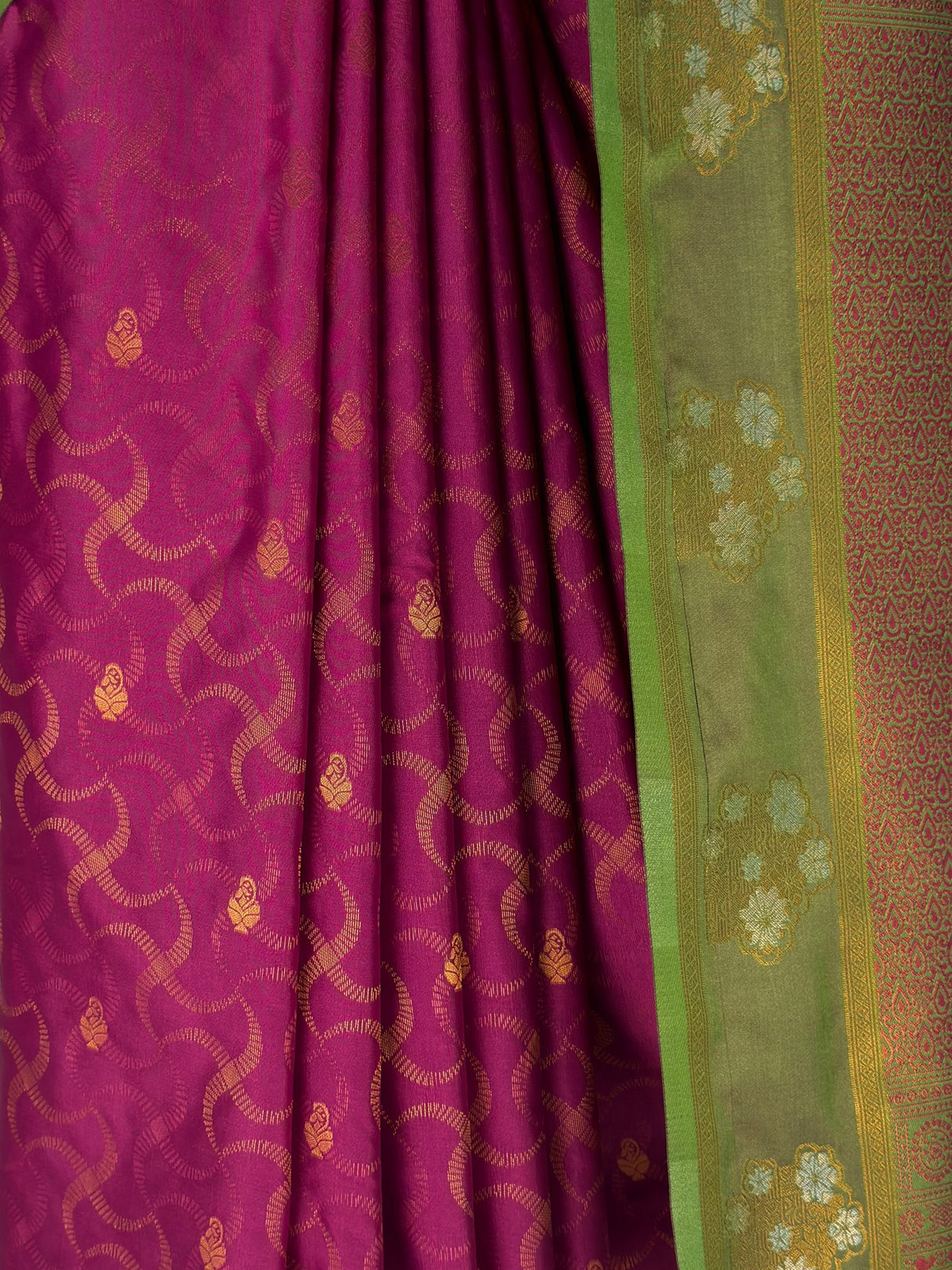 MIMOSA Wine Saree Saree — fleets shot full lifestyle