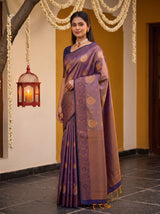 MIMOSA Grey Saree Saree — pose 4 styling detail