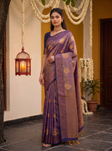 MIMOSA Grey Saree Saree — pose 5 styling detail