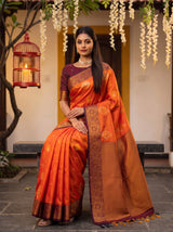 MIMOSA Mustard Saree Saree — pose 8 styling detail