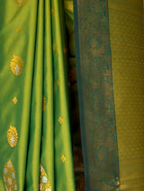 MIMOSA Olive Saree Saree — fleets shot full lifestyle