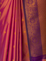 MIMOSA Peach Saree Saree — fleets shot full lifestyle