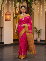 MIMOSA Rani Saree Saree — pose 7 styling detail