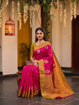 MIMOSA Rani Saree Saree — pose 8 styling detail