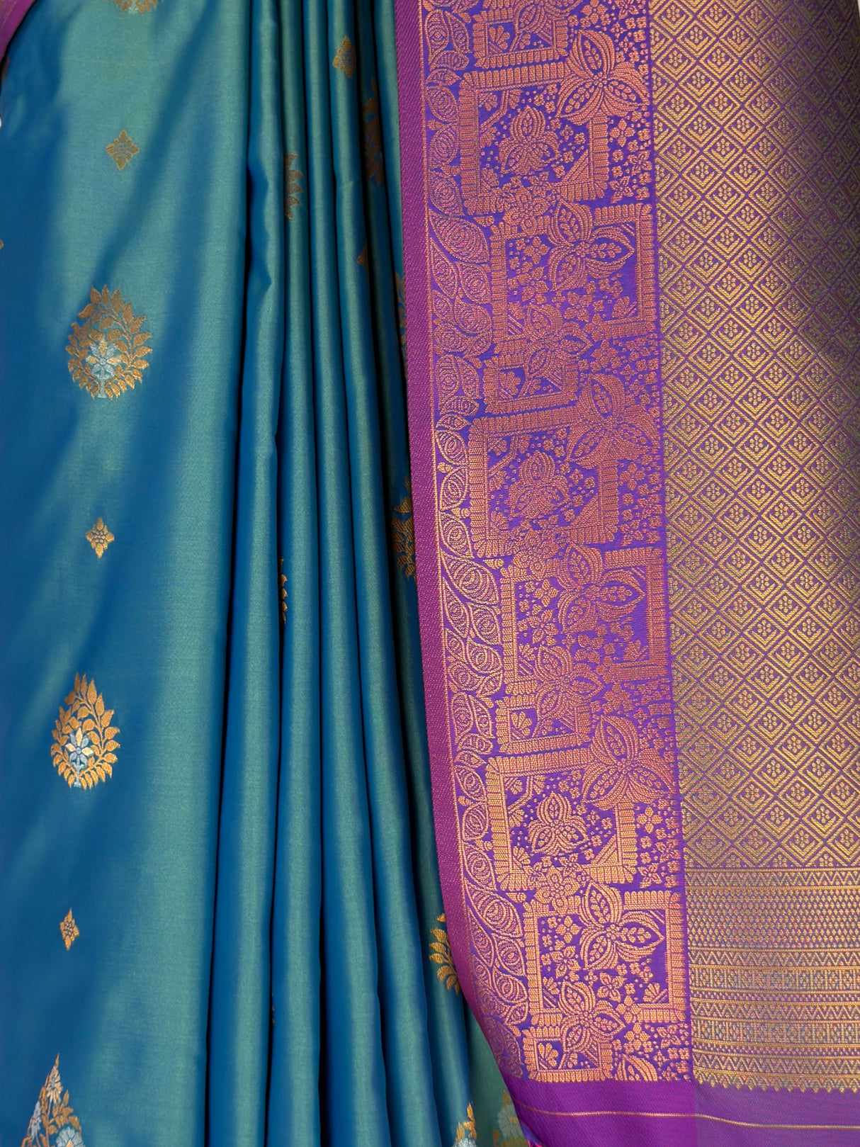 MIMOSA Sapphire Saree Saree — fleets shot full lifestyle