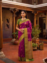 MIMOSA Wine Saree Saree — pose 10 styling detail