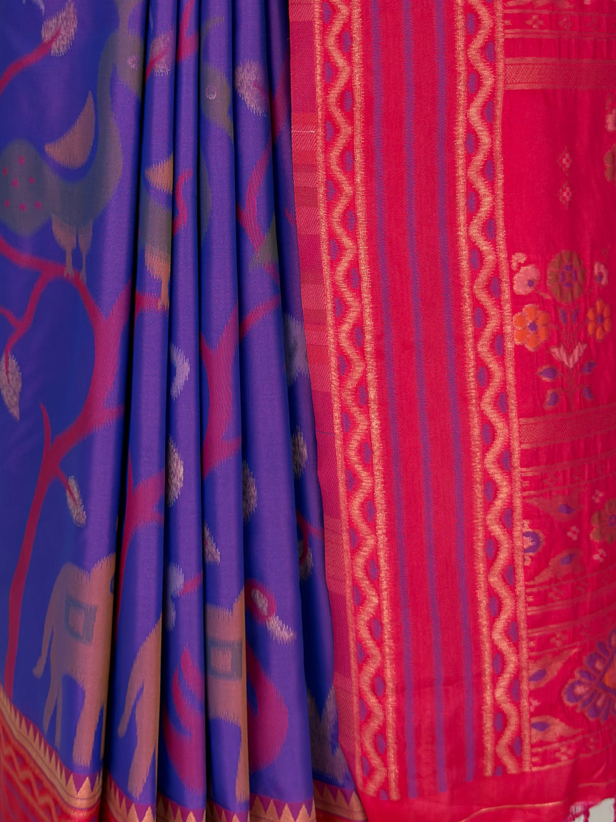 MIMOSA Purple Saree Saree — fleets shot full lifestyle