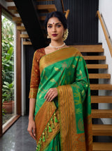 MIMOSA Rama Saree Saree — pose 10 styling detail