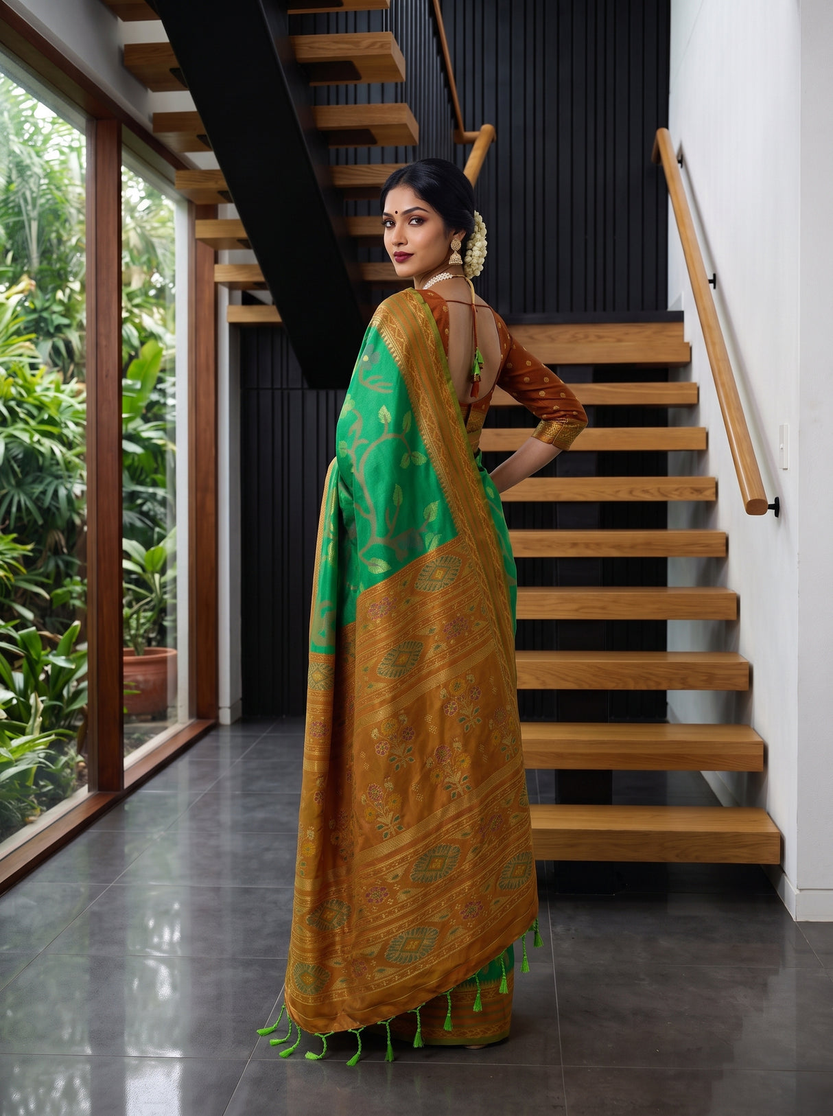 MIMOSA Rama Saree Saree — pose 9 styling detail