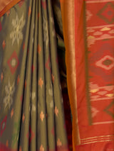 MIMOSA Chiku Saree Saree — fleets shot full lifestyle