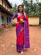 MIMOSA Rani Saree Saree — pose 4 styling detail
