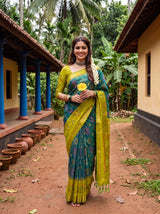 MIMOSA Sapphire Saree Saree — pose 6 styling detail