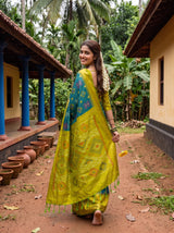 MIMOSA Sapphire Saree Saree — pose 7 styling detail