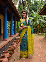 MIMOSA Sapphire Saree Saree — pose 9 styling detail