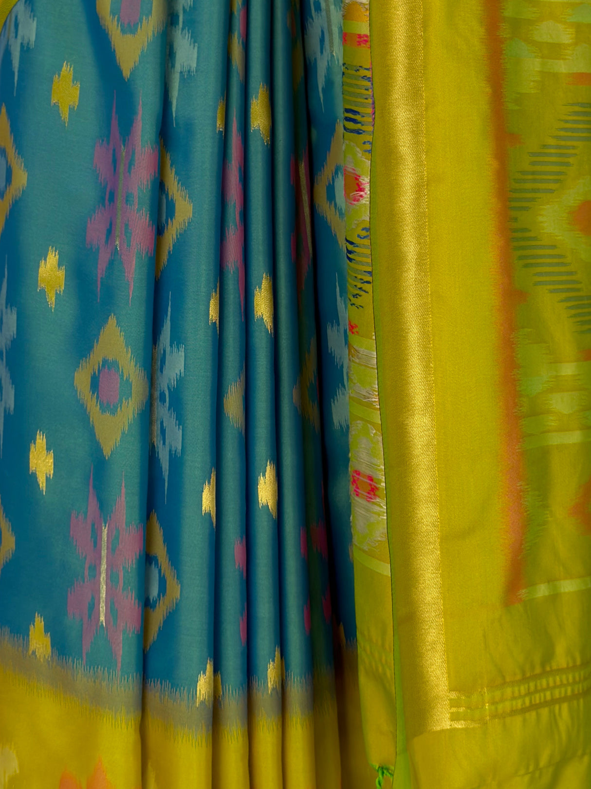 MIMOSA Sapphire Saree Saree — fleets shot full lifestyle
