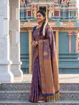 MIMOSA Grey Saree Saree — pose 3 styling detail