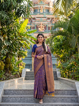 MIMOSA Grey Saree Saree — pose 9 styling detail