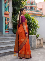 MIMOSA Mustard Saree Saree — pose 3 styling detail