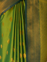 MIMOSA Olive Saree Saree — fleets shot full lifestyle