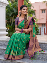 MIMOSA Rama Saree Saree — pose 10 styling detail