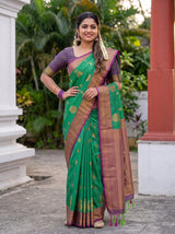 MIMOSA Rama Saree Saree — pose 4 styling detail