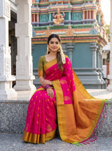 MIMOSA Rani Saree Saree — pose 8 styling detail