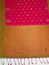 MIMOSA Rani Saree Saree — pallu and zari work detail