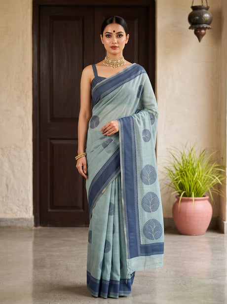 MIMOSA Saree Saree — front view on mannequin