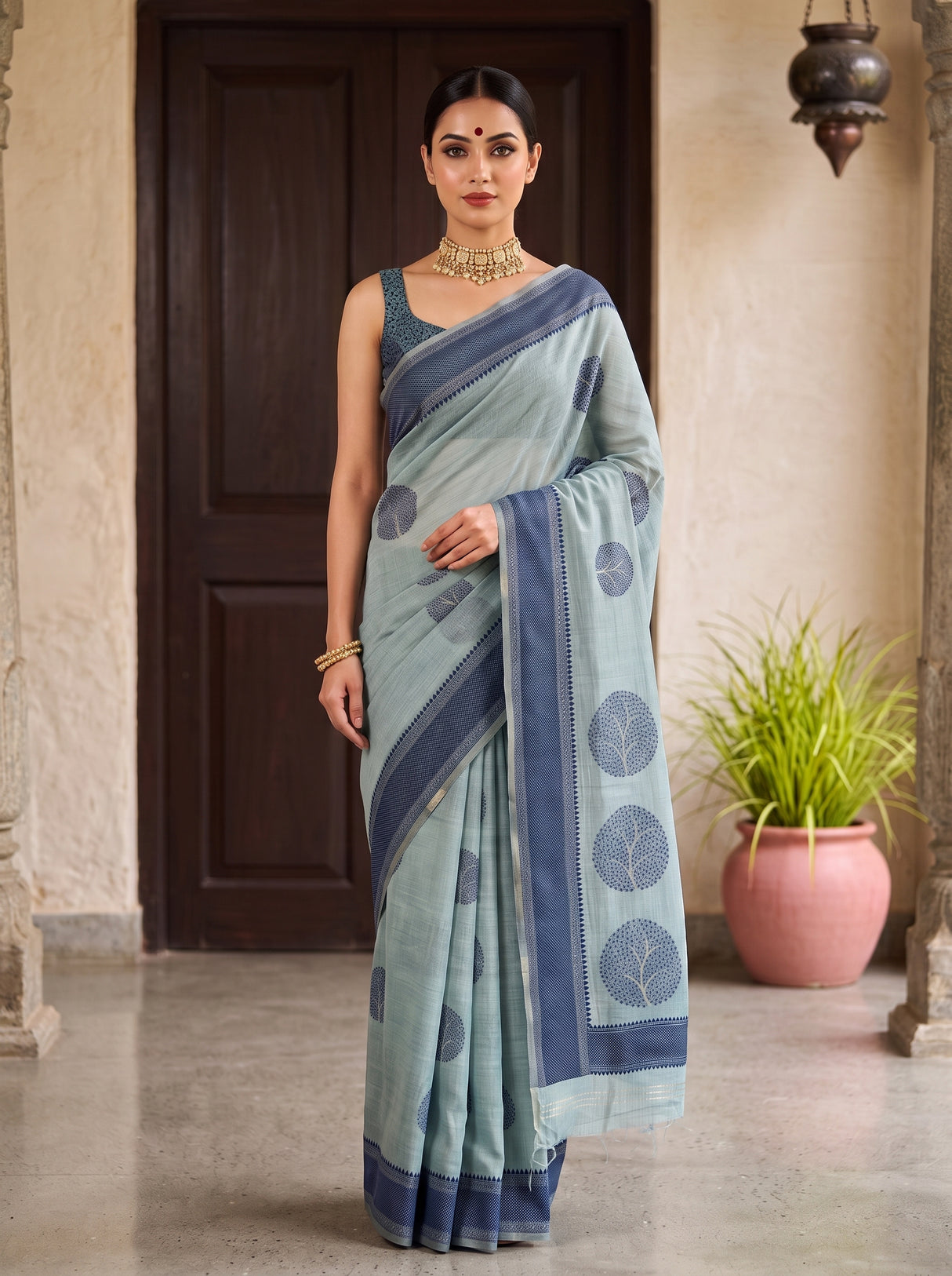 MIMOSA Saree Saree — pose 10 styling detail