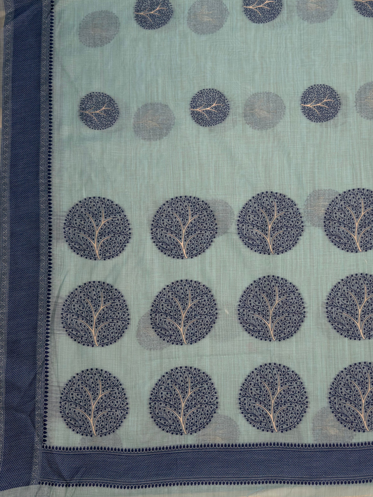 MIMOSA Saree Saree — pallu and zari work detail