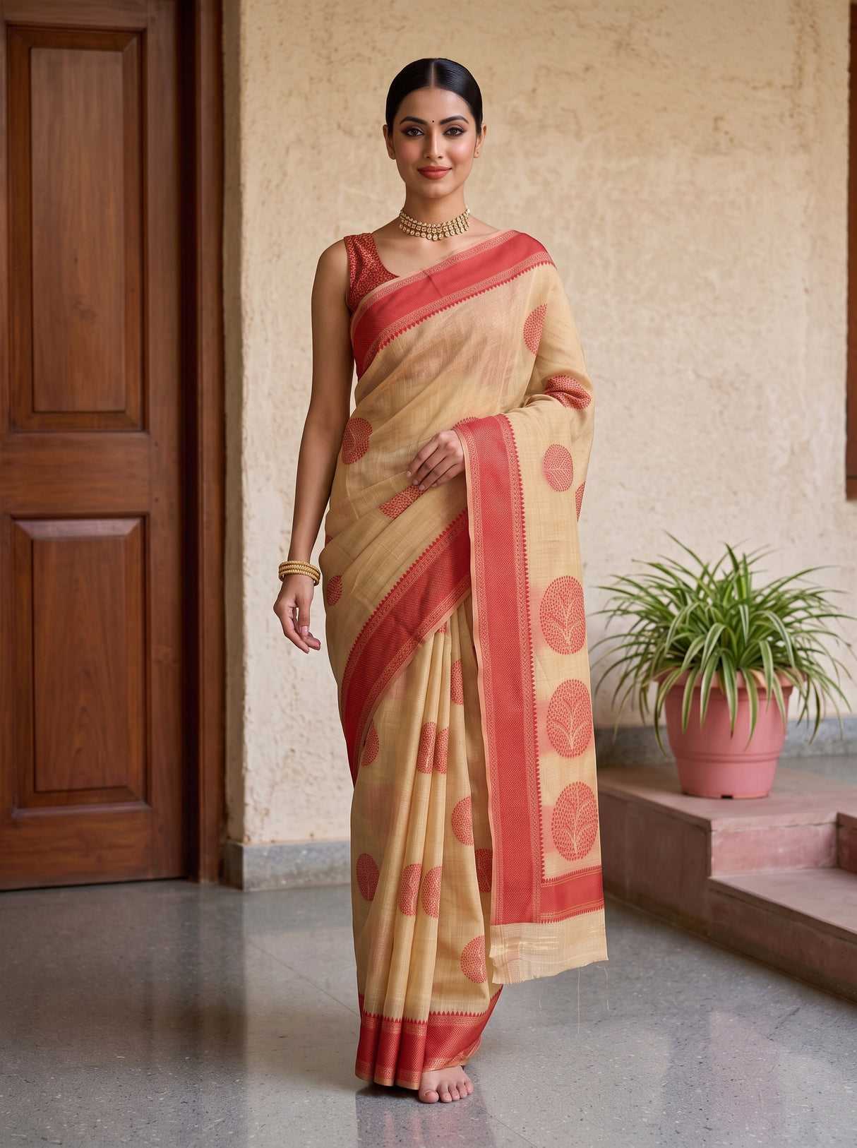MIMOSA Saree Saree — pose 10 styling detail